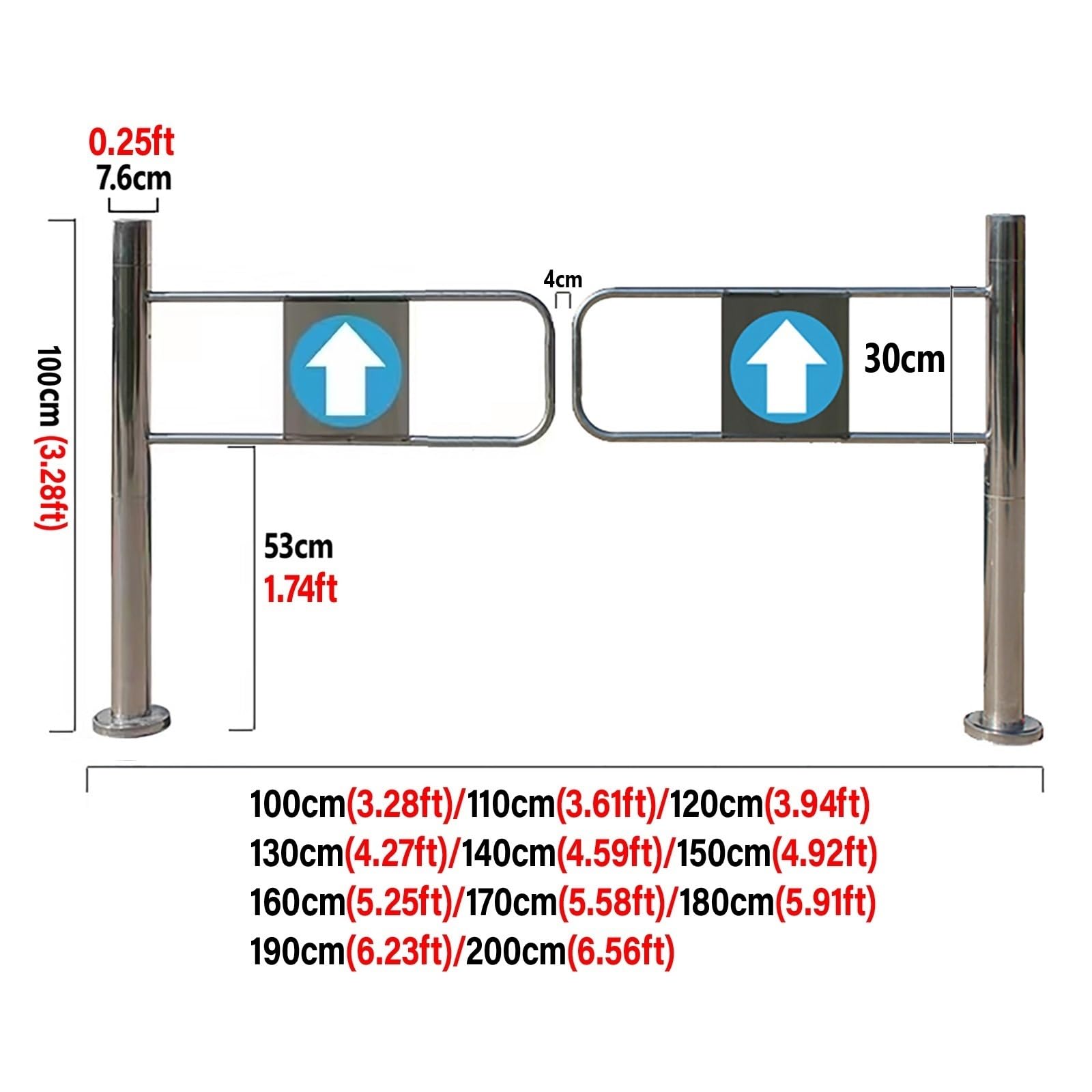 Porte À Fermeture Automatique Unidirectionnel,Porte De Sécurité À Ressort