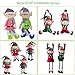 WEWILL 20'' Christmas Elf Doll Legged Plush Stuffed Elves Boy Toy Cute Soft Holiday Bendy Characters Gifts Fun Decorations for Kids Family