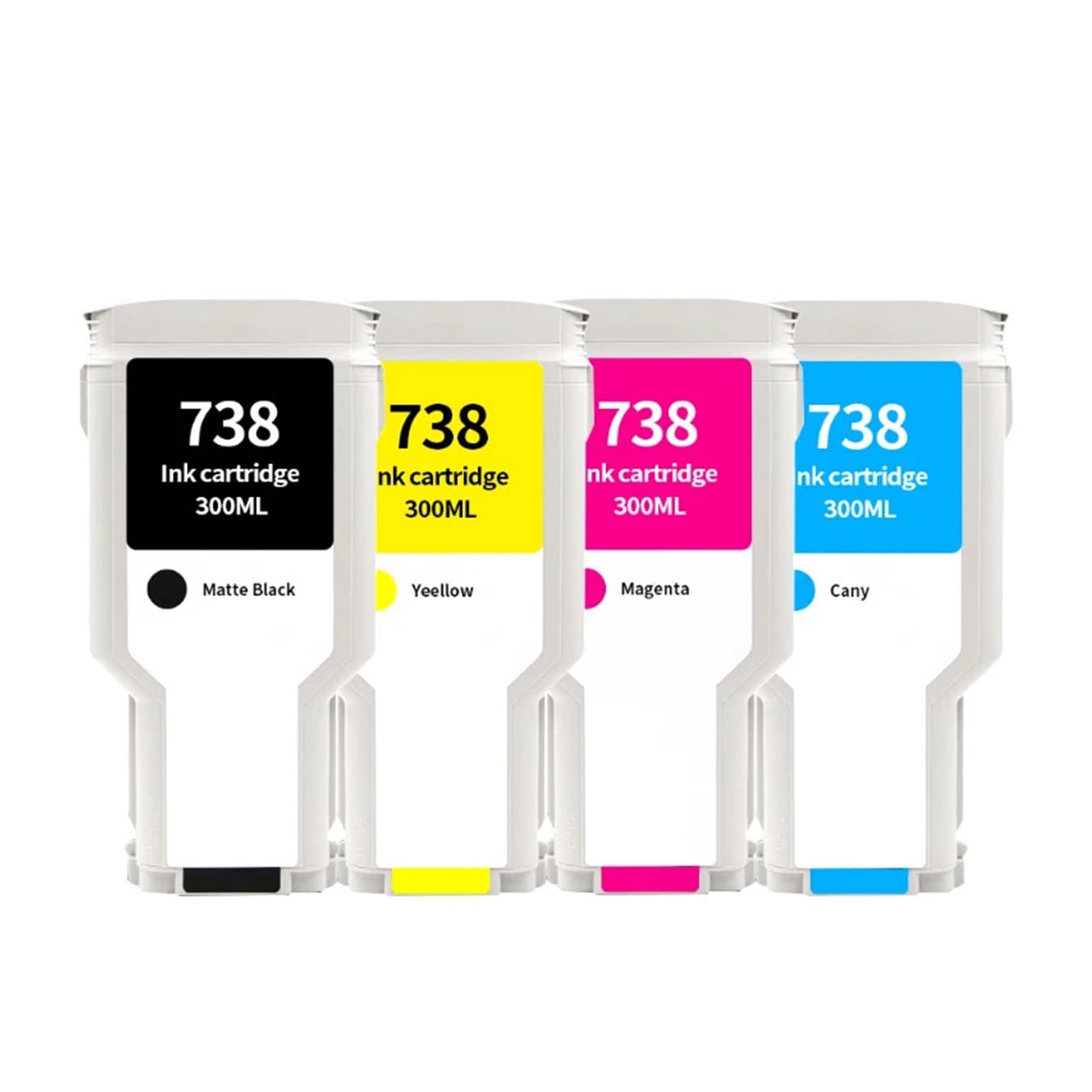 738 Cartuchos de Tinta compatibles for HP DesignJet T850 T950