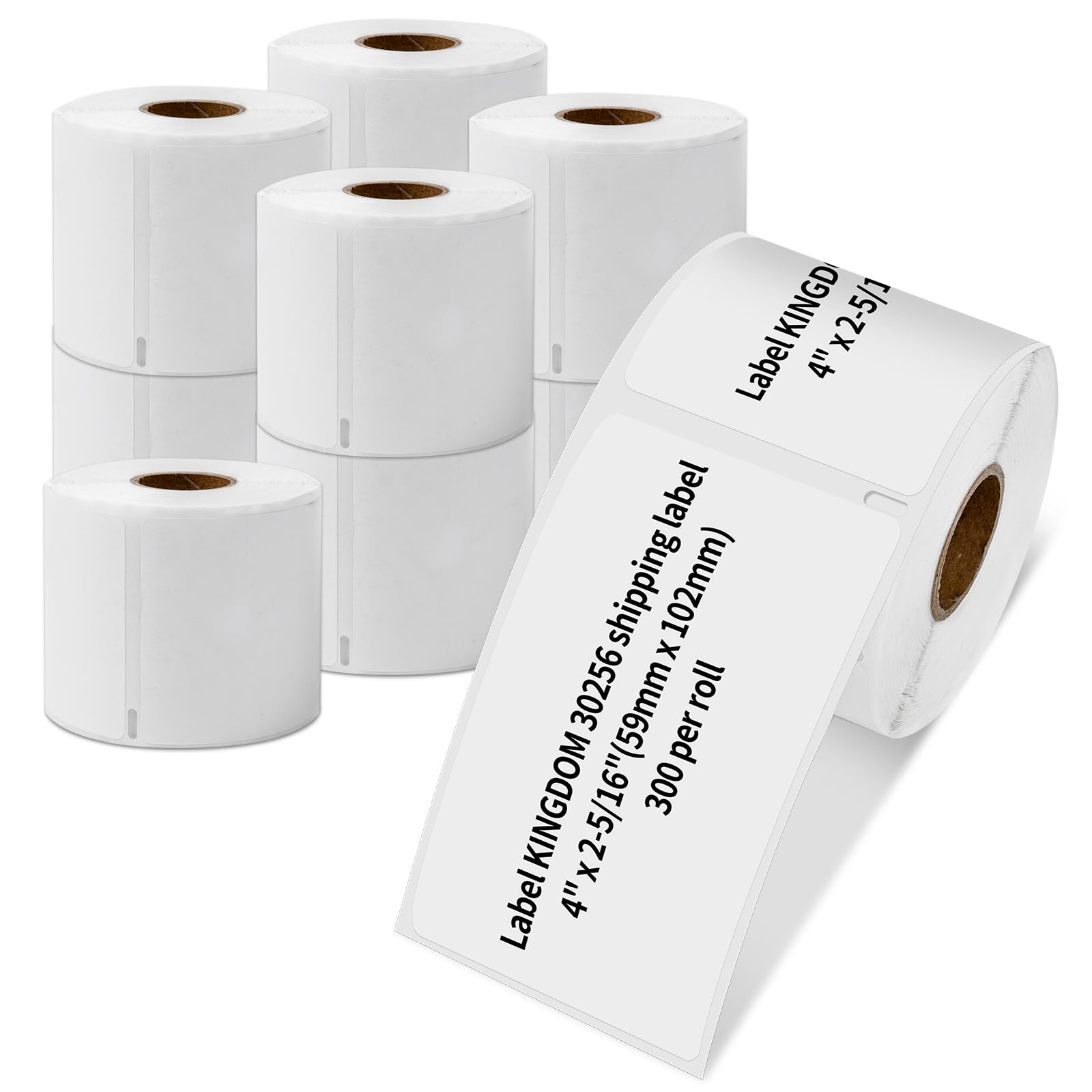 10 Rolls Compatible with DYMO LabelWriter 2-5/16" x 4" Shpping Label 30256