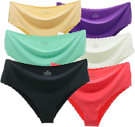 Alits Women's Hipster Panties Seamless LowRise Soft Stretch Cheekini