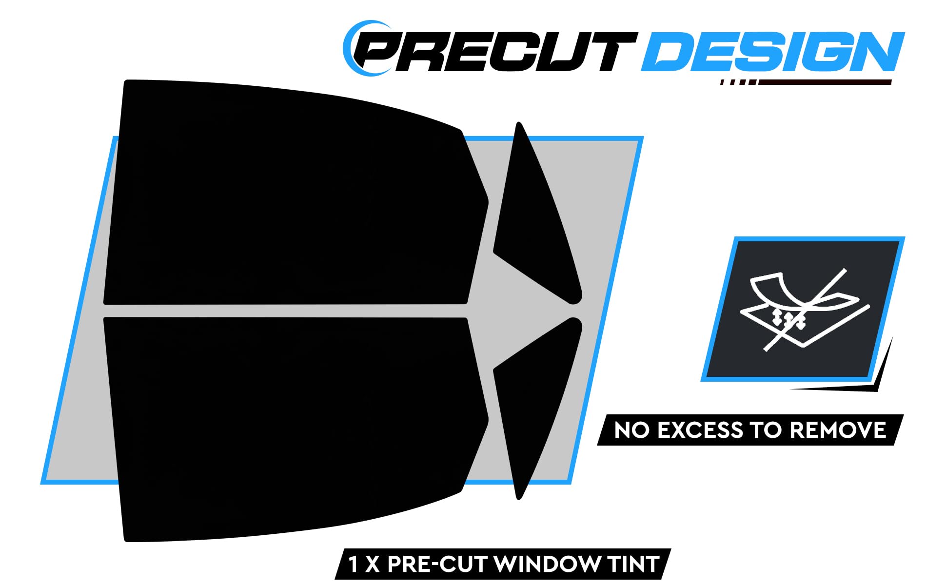True Line Automotive Precut Car Window Tint Compatible with Ford Bronco 4 Door 2021-2023 - 20% All Side and Back Windows - Window Tint Film - Pre Cut Window Tint for Car Windows - Tint Kit