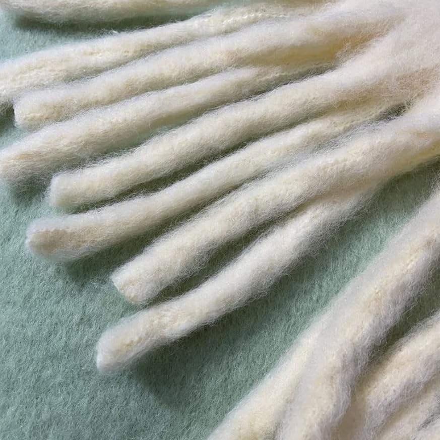 Women Chunky Scarf, Soft Warm Winter Scarf for Cold Weather, Christmas Blanket Scarves Pashmina Shawl Wrap - Image 7