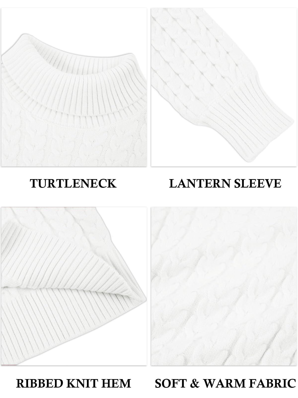 Haloumoning Maglione da ragazza, a collo alto, a maniche lunghe, casual, per bambini, autunno, inverno