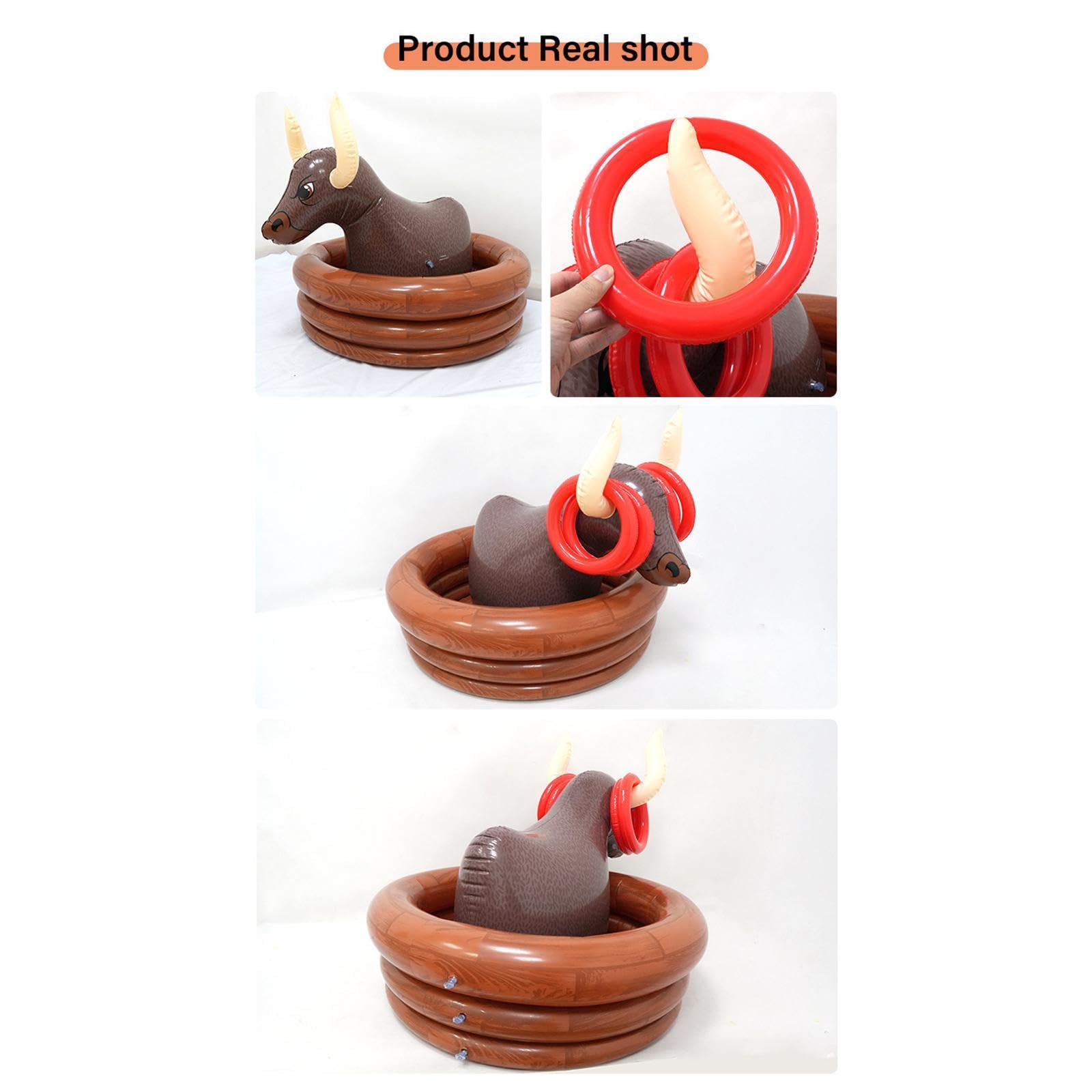 Secchiello per Ghiaccio Gonfiabile, Portatile, con Anelli da Lancio, Ideale per Piscina, Spiaggia Ed Estate.