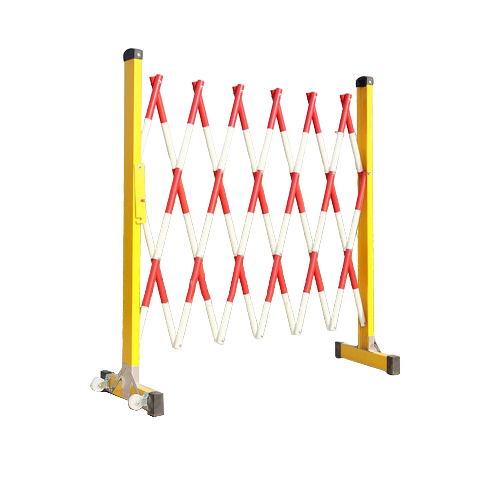 Clôture de signalisation rétractable et barrière pliable de contrôle