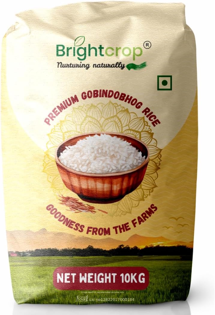 Organics Food Market Gobindobhog Rice (10Kg Pack)