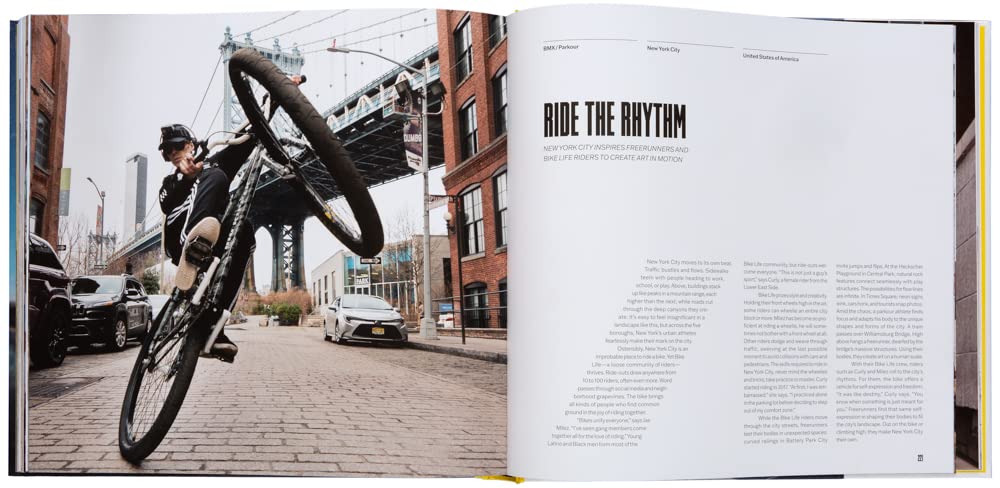 Urban playgrounds: athletes claim cities around the world