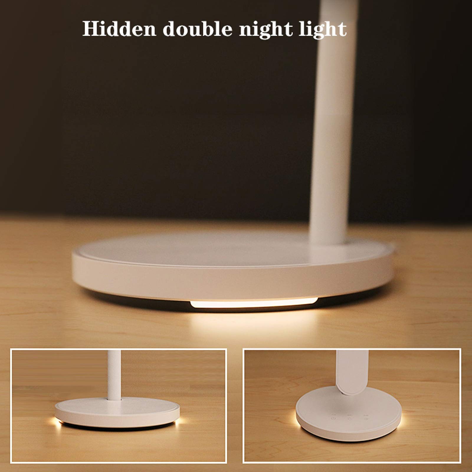 Lampada da scrivania a LED Lampada da tavolo LED 16W Stepless Dimming Touch Control Desk Lampada da tavolo, luce notturna, luce di lettura pieghevole moderna, temperatura di colore regolabile Lampade