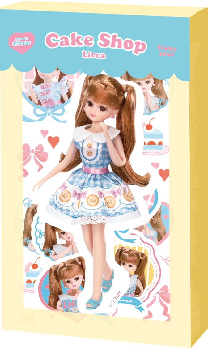 Amazon.co.jp: 古川紙工 リカちゃん シール 箱入りフレークシール