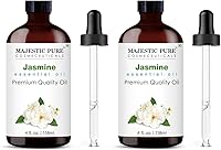 Vista 55 de Majestic Pure Aceite esencial con cuentagotas de vidrio, 100% puro y natural, aceites esenciales para difusor, aromaterapia, fabricación de jabón