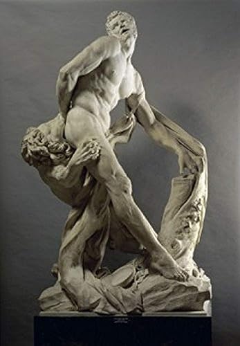 Póster de Milo of Crotona Milon de Crotone, Puget Pierre 1620 d1694, Museo del Louvre de París (18 x 24)