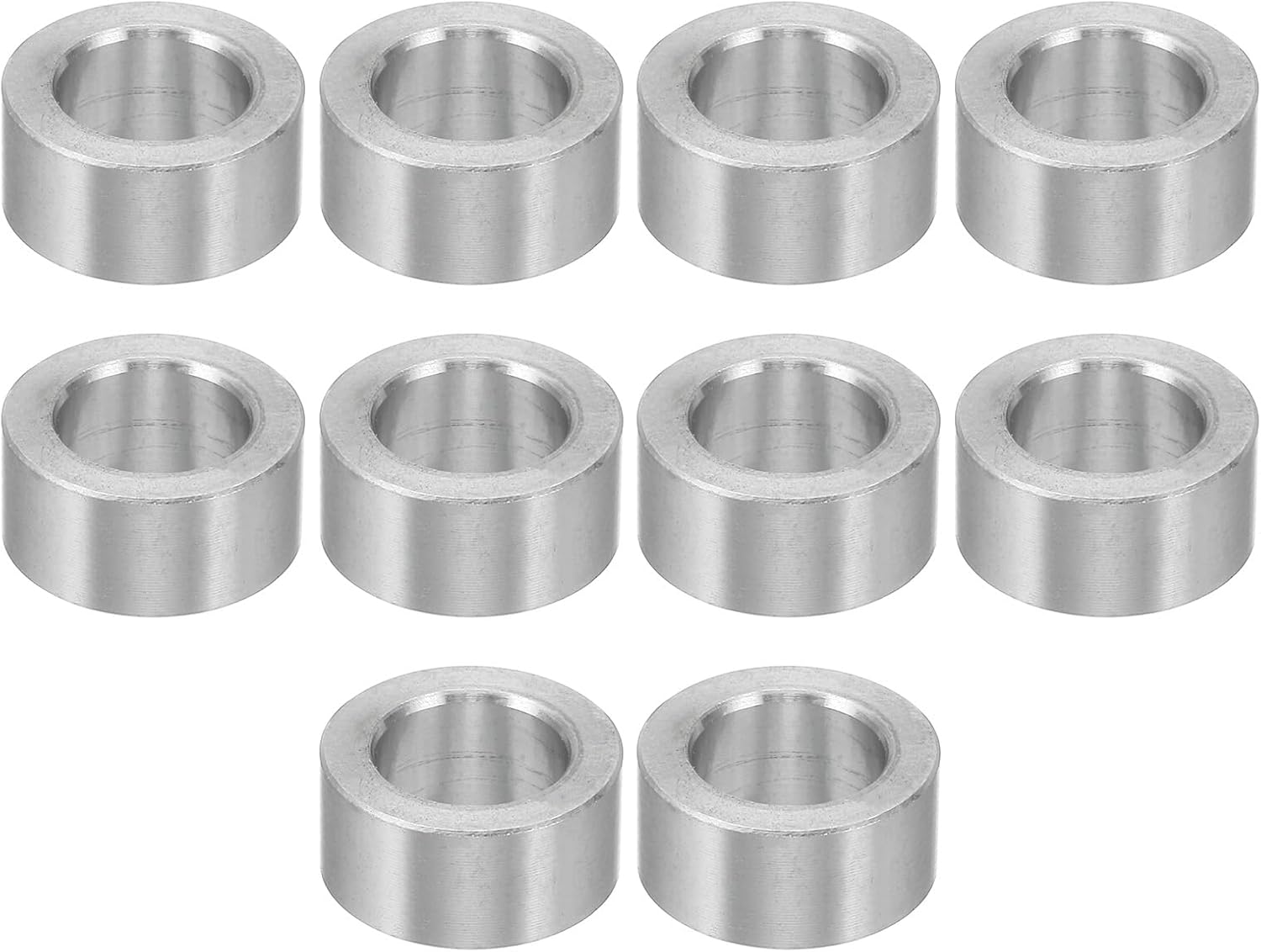 Distanziali In Alluminio M10 - 4 Pezzi, 10.5mm X 20mm X 5mm, Per Viti M10 O 2/5'' - Rosso - Foto 2