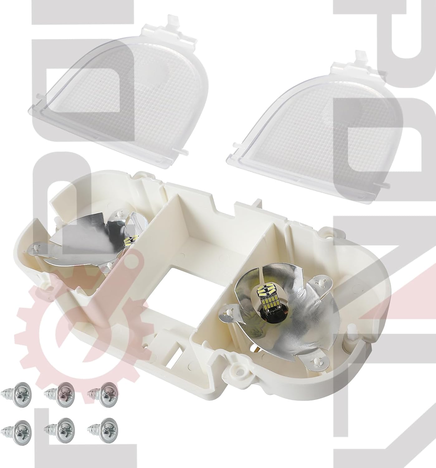 Overhead Console LED Dome Map Light | Fits Ford F150 F250 F350 Lincoln Mark LT 2004-2010 | Replaces VM2396 829182 Headliner Roof Circuit Board Assembly for Interior Cab & Reading Lights