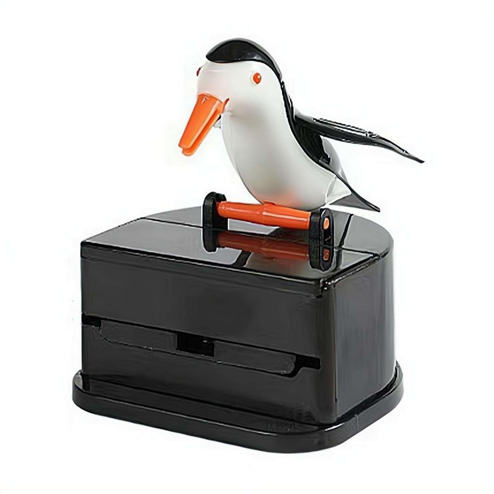 Woodpecker Bird Toothpick Dispenser, Funny Toothpick Holder Dispenser, Push Bird Toothpicks Holder for Restaurants, Cafeteria and Home (color B)