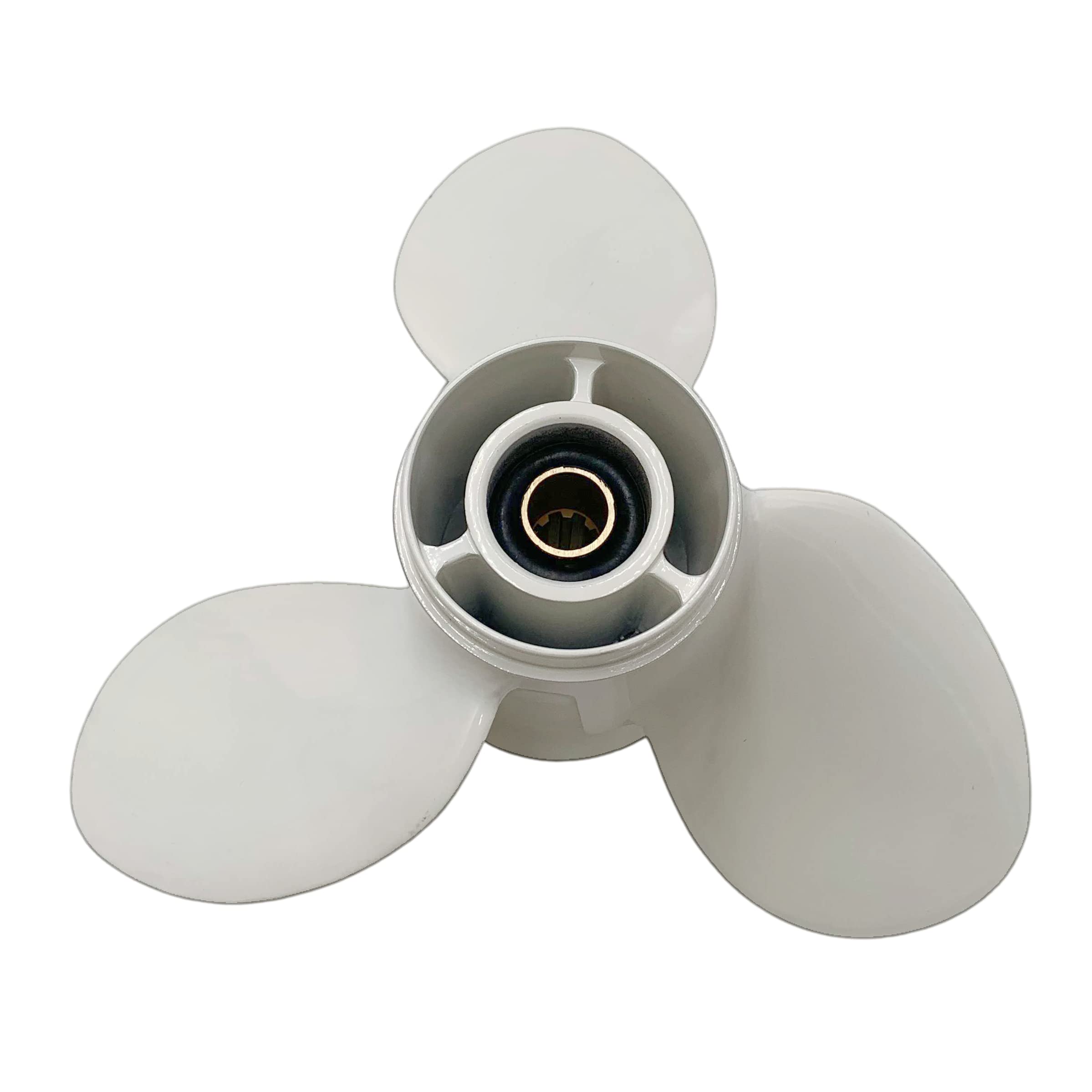 SLEIPNIR Propeller 9 1/4x10 für Yamaha Außenborder Schrauben 9.9-15 Pferdestärke Aluminium 8 Zähne OEM Nr.: 63V-45952-00-EL 9.25x10