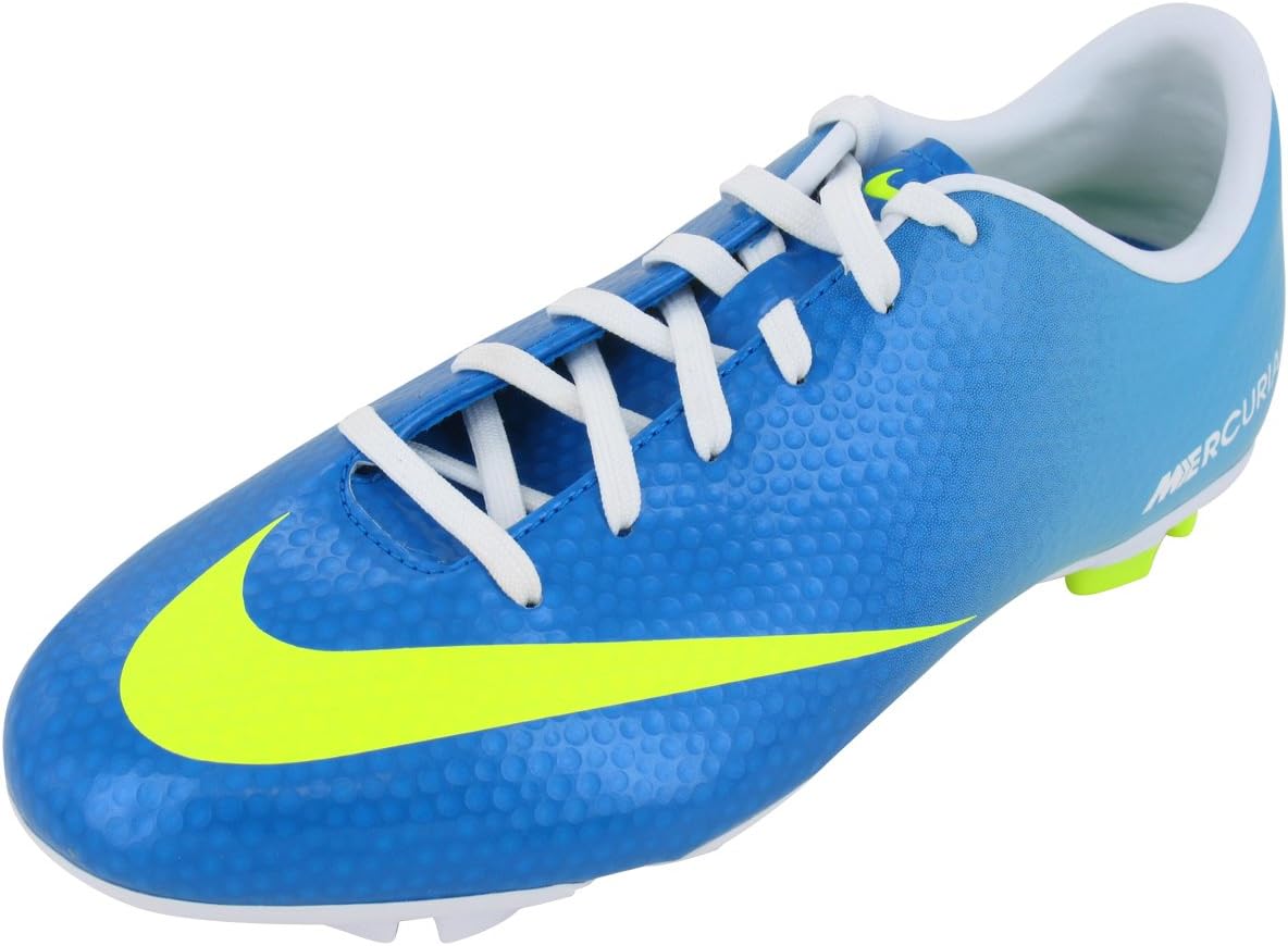 Nike Boy's S Jr Mercurial Victory Iv Fg Soccer Shoes 1.5 Us 1.5 Little Kid Nptn Bl/Vlt/Td Pl Bl/Pnk Flsh