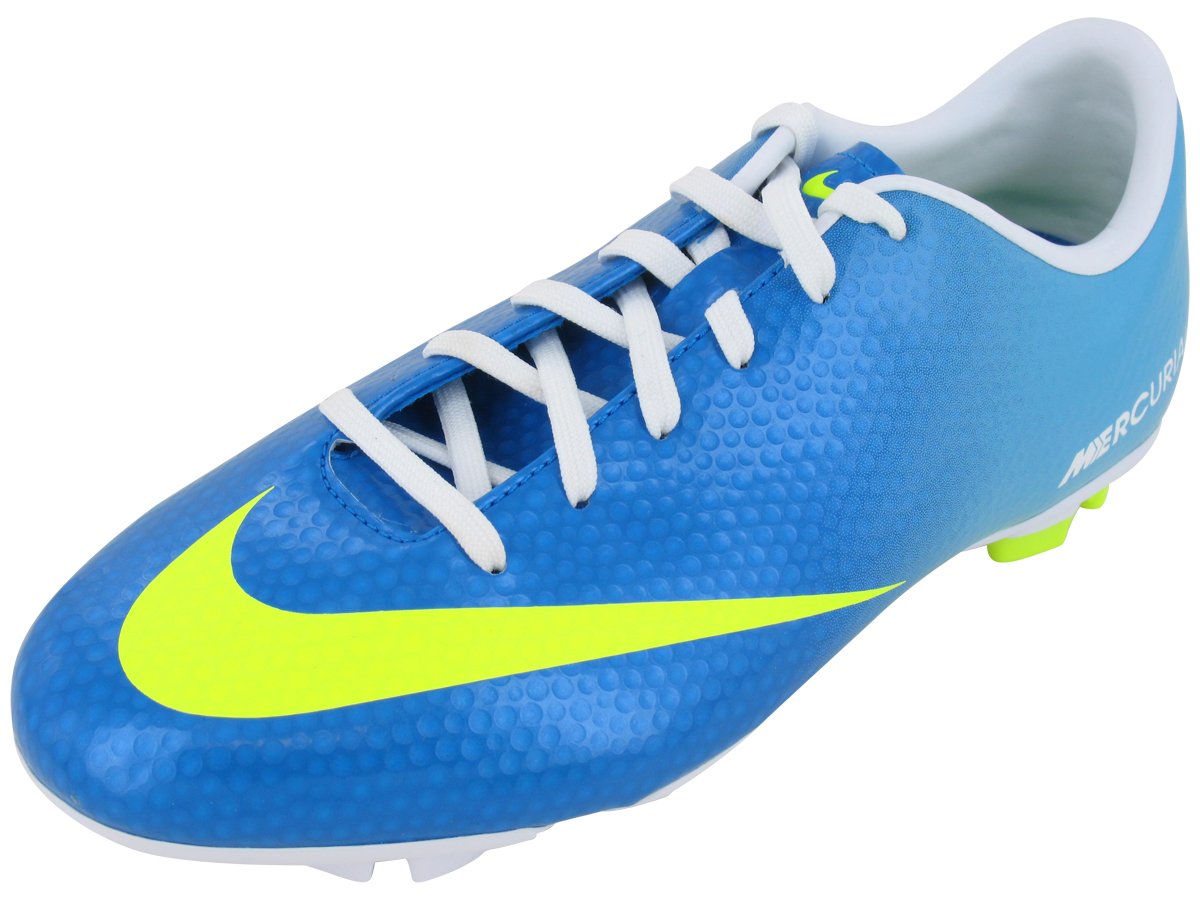 Nike Boy's S Jr Mercurial Victory Iv Fg Soccer Shoes 1.5 Us 1.5 Little Kid Nptn Bl/Vlt/Td Pl Bl/Pnk Flsh