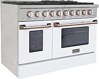 Vista 12 de Kucht KNG481-W-ROSE Cocina de gas, oro rosa