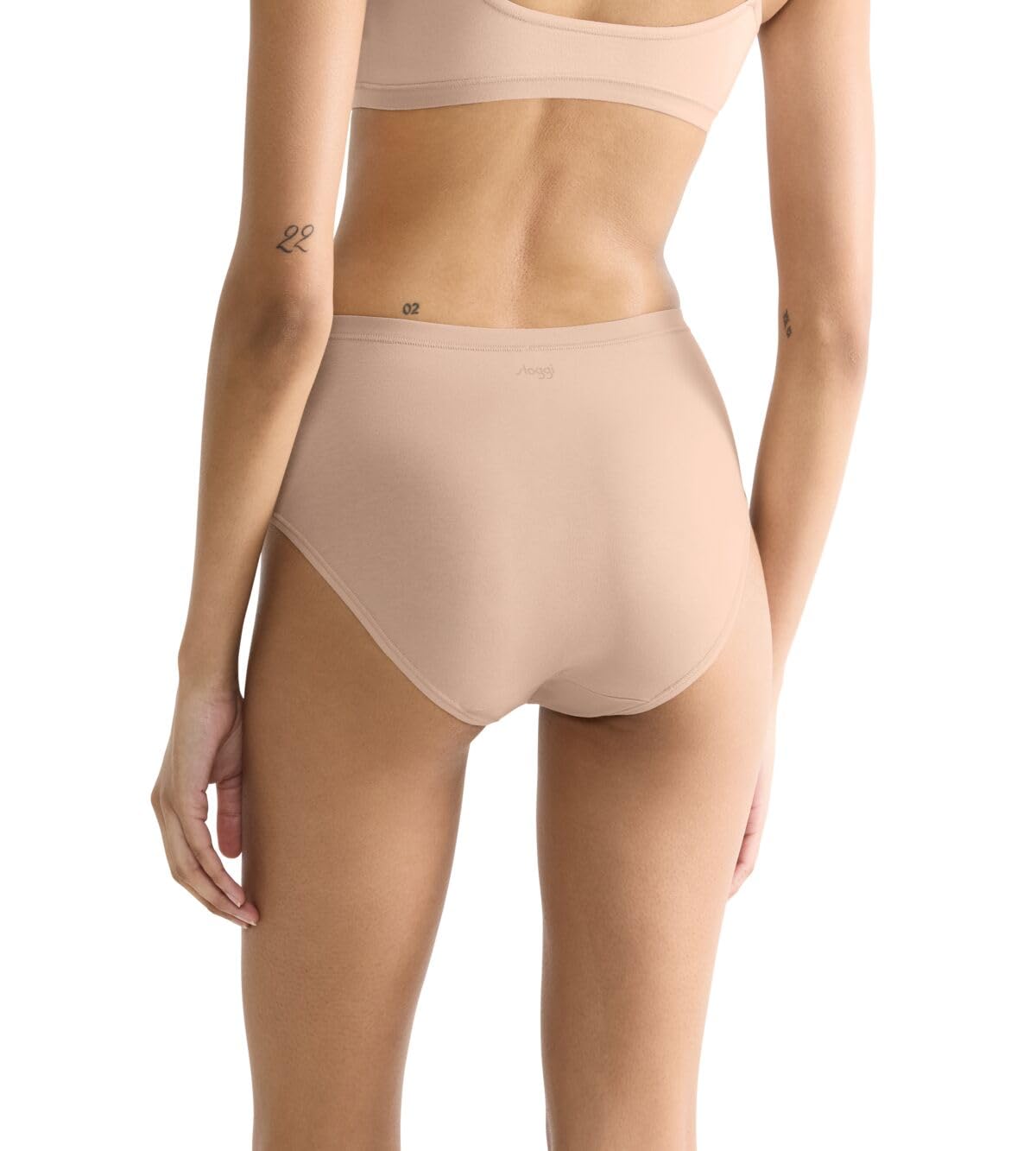 sloggi Women's GO Daily Cotton Midi majtki 3P, New Beige, M (3 sztuki), New Beige, M