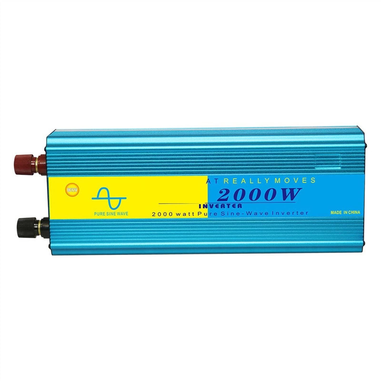 CUDTAPI Peak Pure Sine Converter 500W 1000W 1500W 2000W 2500W 3000W Peak Pure Sine Converter 12V 220 Inverter Solar Inverter 50Hz 60Hz With LCD For Home Electrical Electrician(2000W,Onecolor)