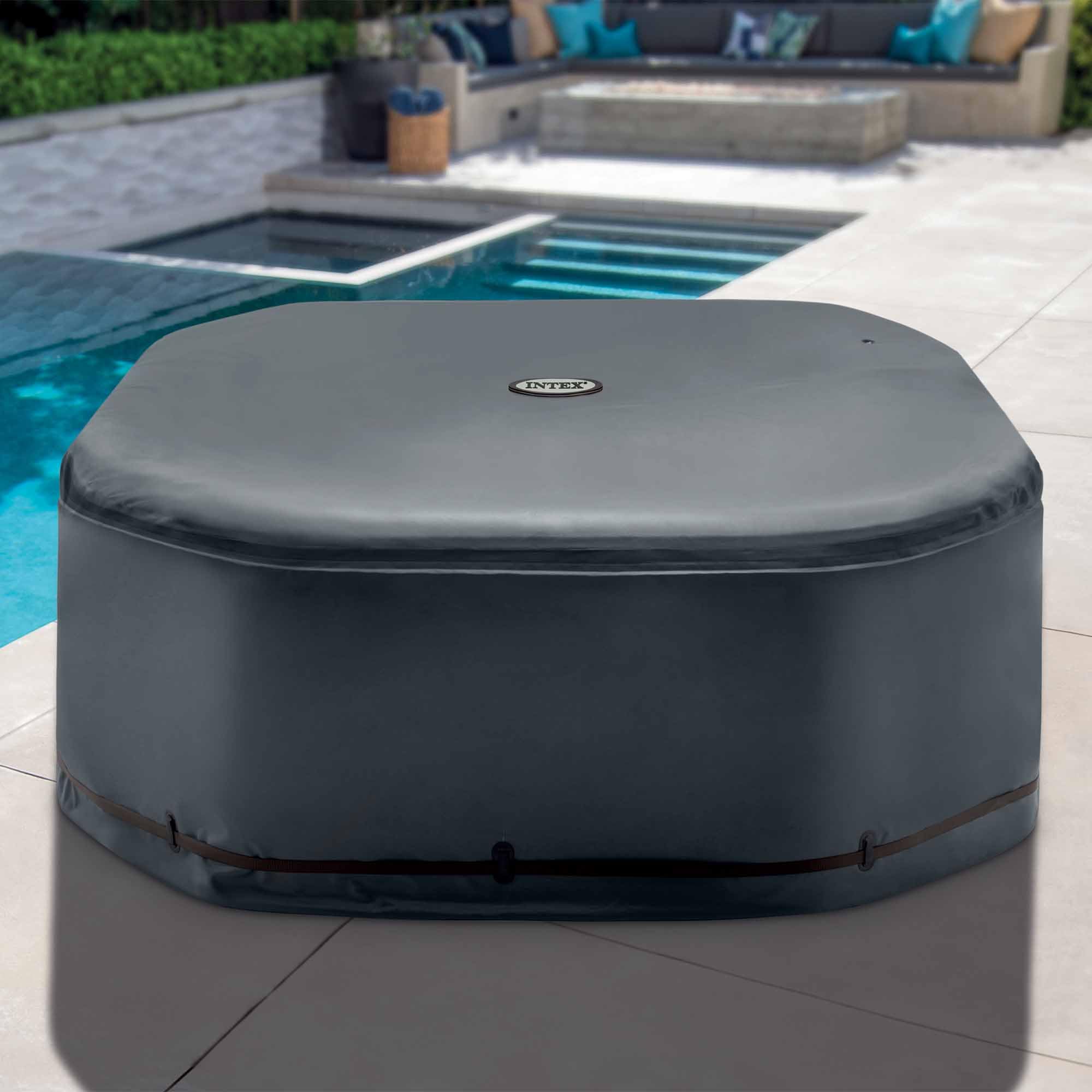 Intex Couverture Thermique pour Pure Spa Octogonal 4 Places