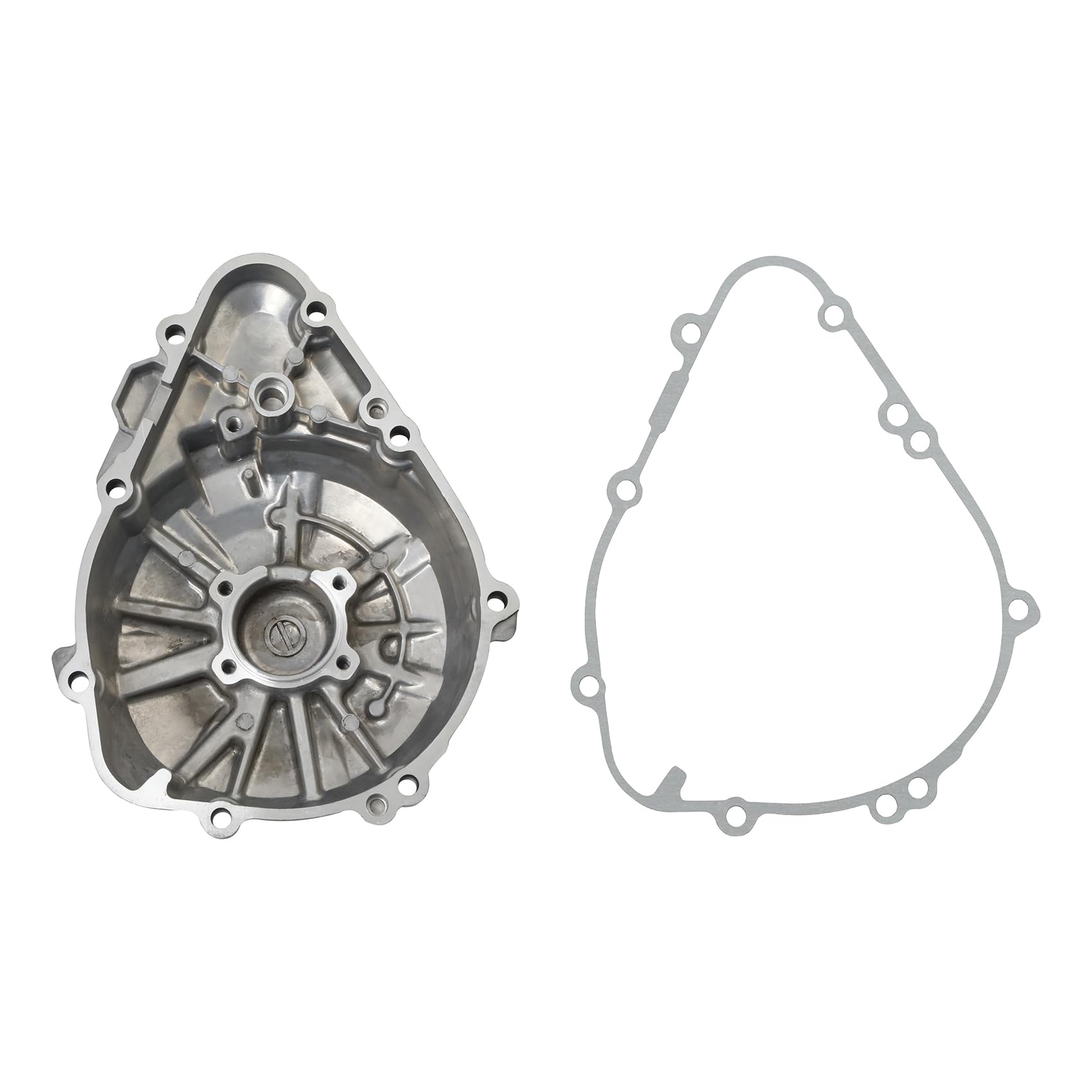 Copertura Alternatore Lato Sinistro Artudatech Per Kawasaki Z900 2017-2019 - In Alluminio, Nero | Ricambio Aftermarket Di Qualità
