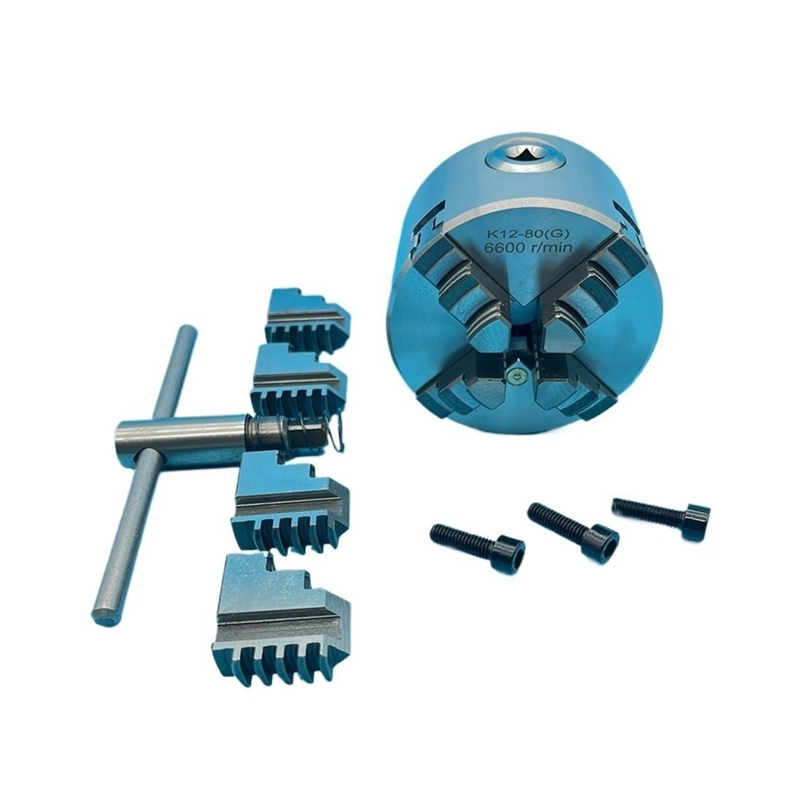 Mini Chuck 80mm Chuck K12-80 Autocentrante 4 Griffe Manuale Mini Chuck