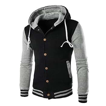 Ski Jacket Plus Size Long Sleeve Varsity Jacket Button Down
