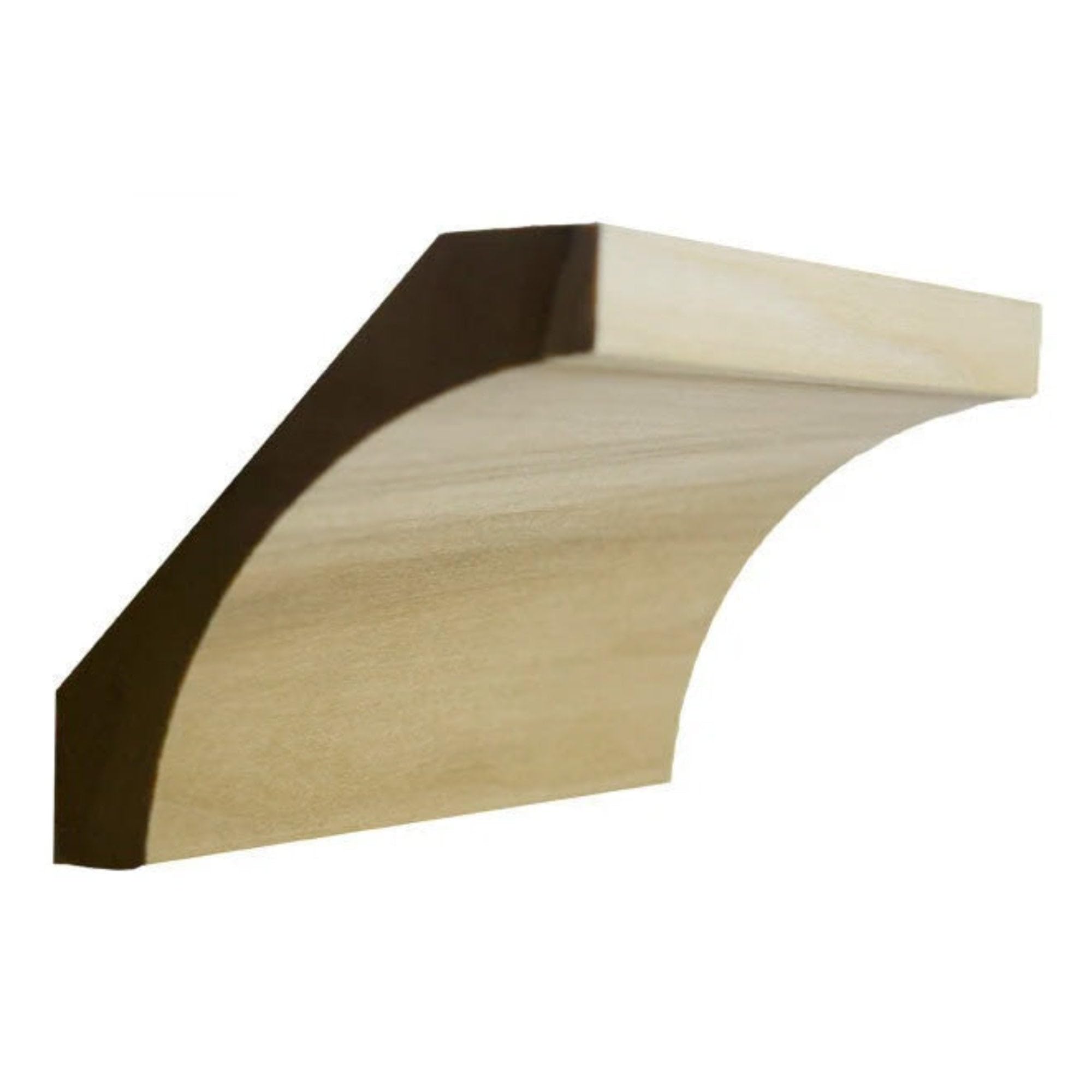EWCR40 Cove Crown 3/4" x 3-3/4" Unfinished 2-5/8" High x 2-1/2" Deep, Poplar, 94"