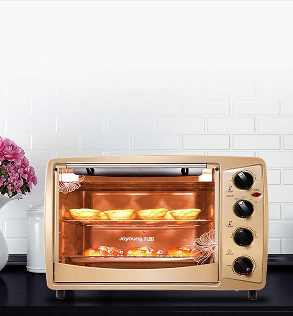 Forno elettrico,Forno a convezione Mini Forno elettrico multifunzione di grande capacità da 30 L, forno elettrico automatico a casa da 1500 W, forno elettrico multistrato a controllo indipendente