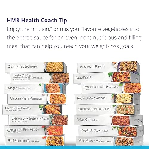 Miniatura 4 de HMR Ultimate Entree Variety Pack, 16 comidas diferentes, 7-8 onzas. Porciones, 16 comidas