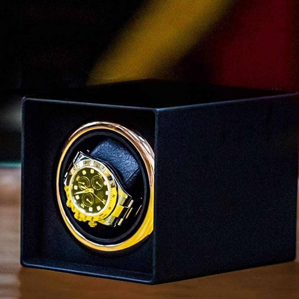 Guarda Gli avvolgitori guardano avvolgitore Automatico Automatico Silenzioso Moto Nero Portatile Scatola Meccanica Meccanica Vento Meccanico 10.7 10,7 17 cm LWX