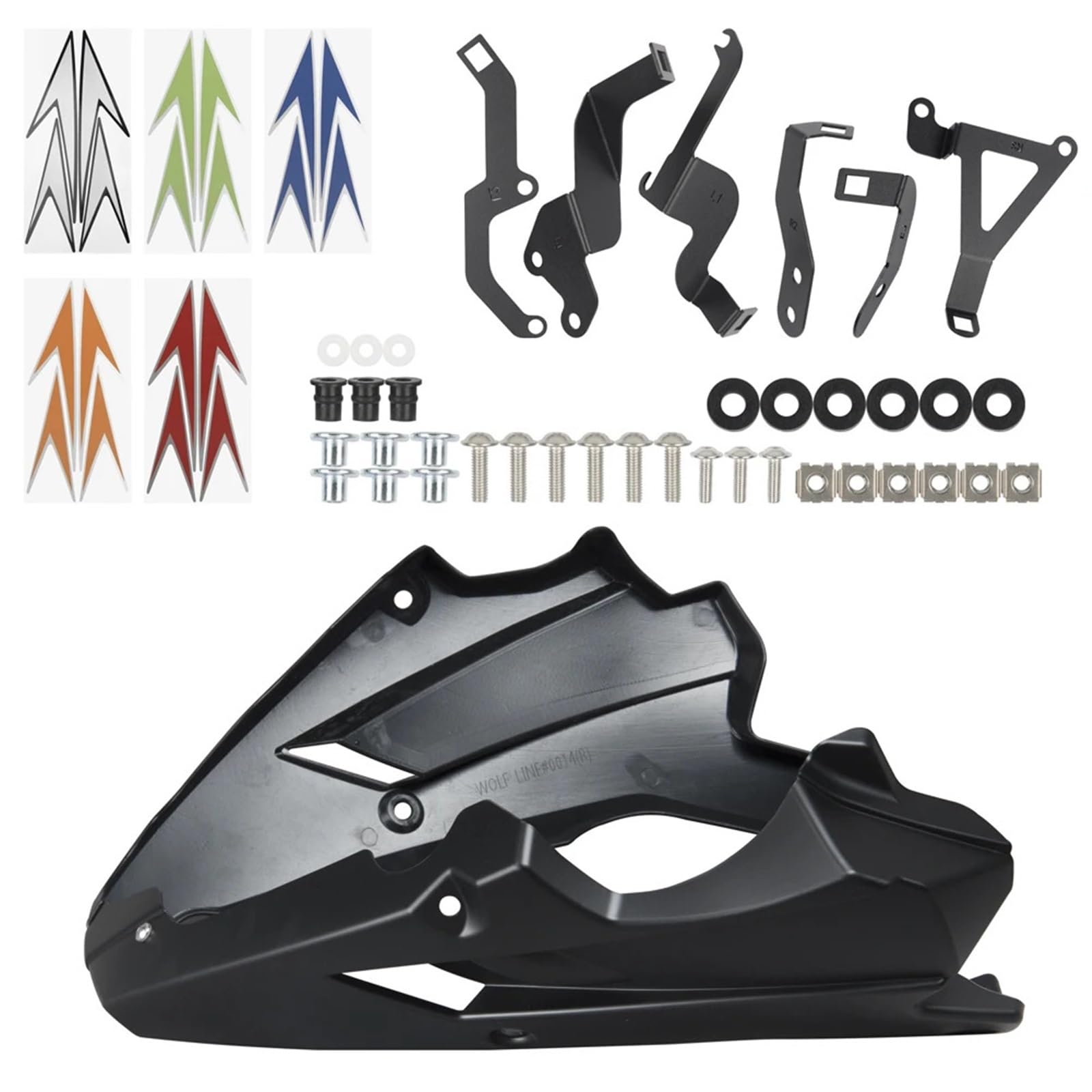 Motocyklowy Panel osłony silnika Spoiler dolny ramy nadwozia pasuje do Kawasaki Z900 2017-2024 Motorcycle Cowl Fairing Cover