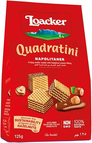 Loacker Quadratini Noisette 125g