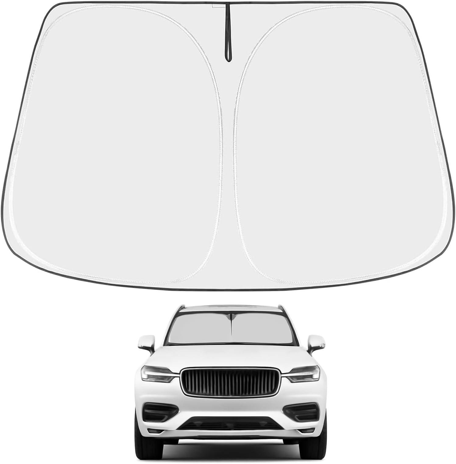 Proadsy Front Windshield Sun Shade Foldable Sunshade Protector Custom Fit 2016-2023 2024 Volvo XC90 Accessories 2023 Upgrade, PRS303