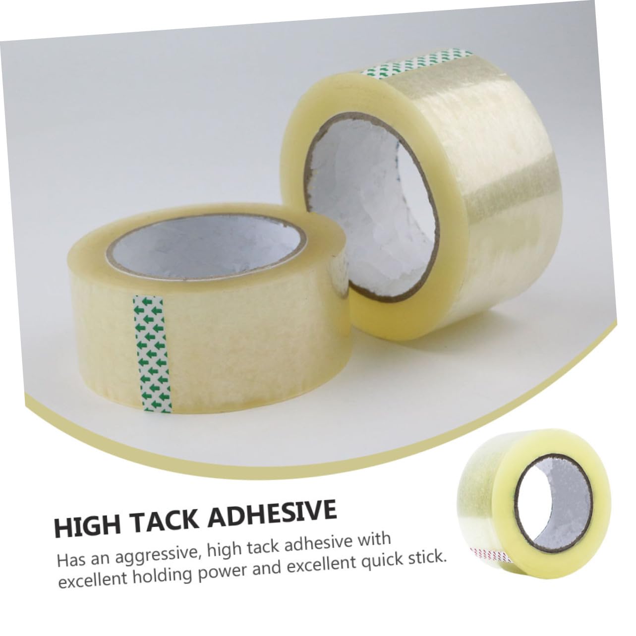 6 rouleaux Ruban Adhésif Transparent Lot de Bande Adhésive Forte et Silencieuse pour Emballage Colis et Scellage Carton