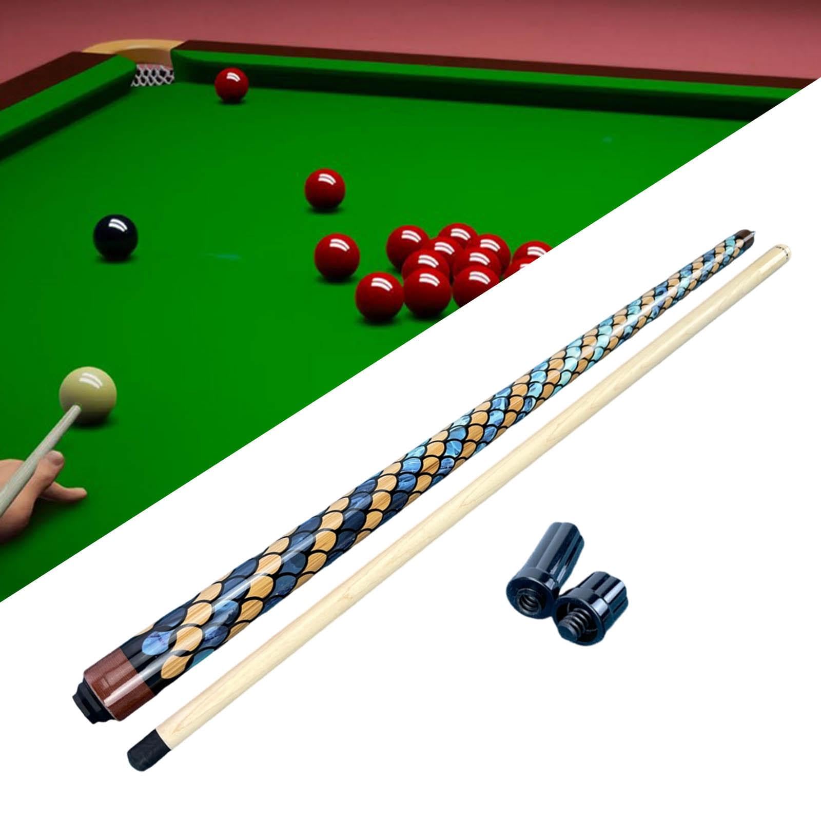 harayaa Stecca da Biliardo Break Jump Ergonomica con Testa Larga,5 Mm, Lunga 145 Cm, in Legno, per Uomini E Donne, Principianti, Biliardo, Bar, Adulti