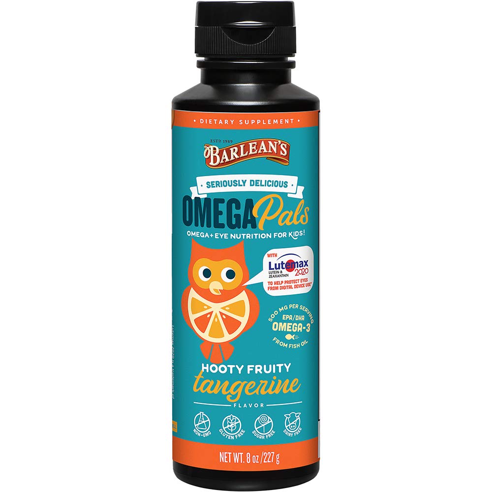 Seriously Delicious Omega Pals, Hooty Fruity Tangerine, 8 oz (227 g)