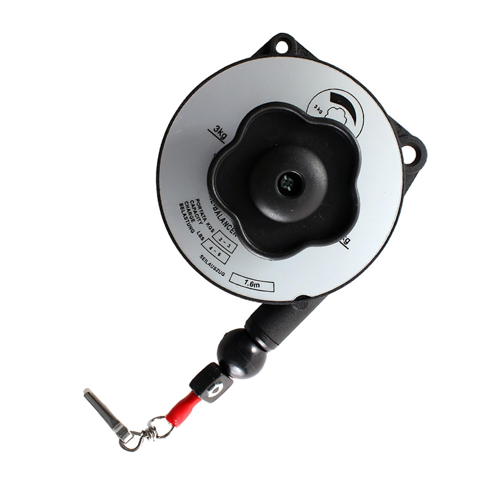Bilanciatore a Molla, Gru di bilanciamento a Molla Automatica con Cavo da 160 Cm per Fabbrica e Officina, Tirante a Molla autobloccante Retrattile, Shel Eccellente (Size : 2-3kg)