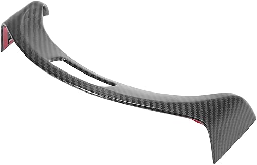 Miniatura 6 de X AUTOHAUX Cubierta de interruptor de botón de consola central interior con patrón de fibra de carbono para Mercedes Benz Clase C W205 GLC Class