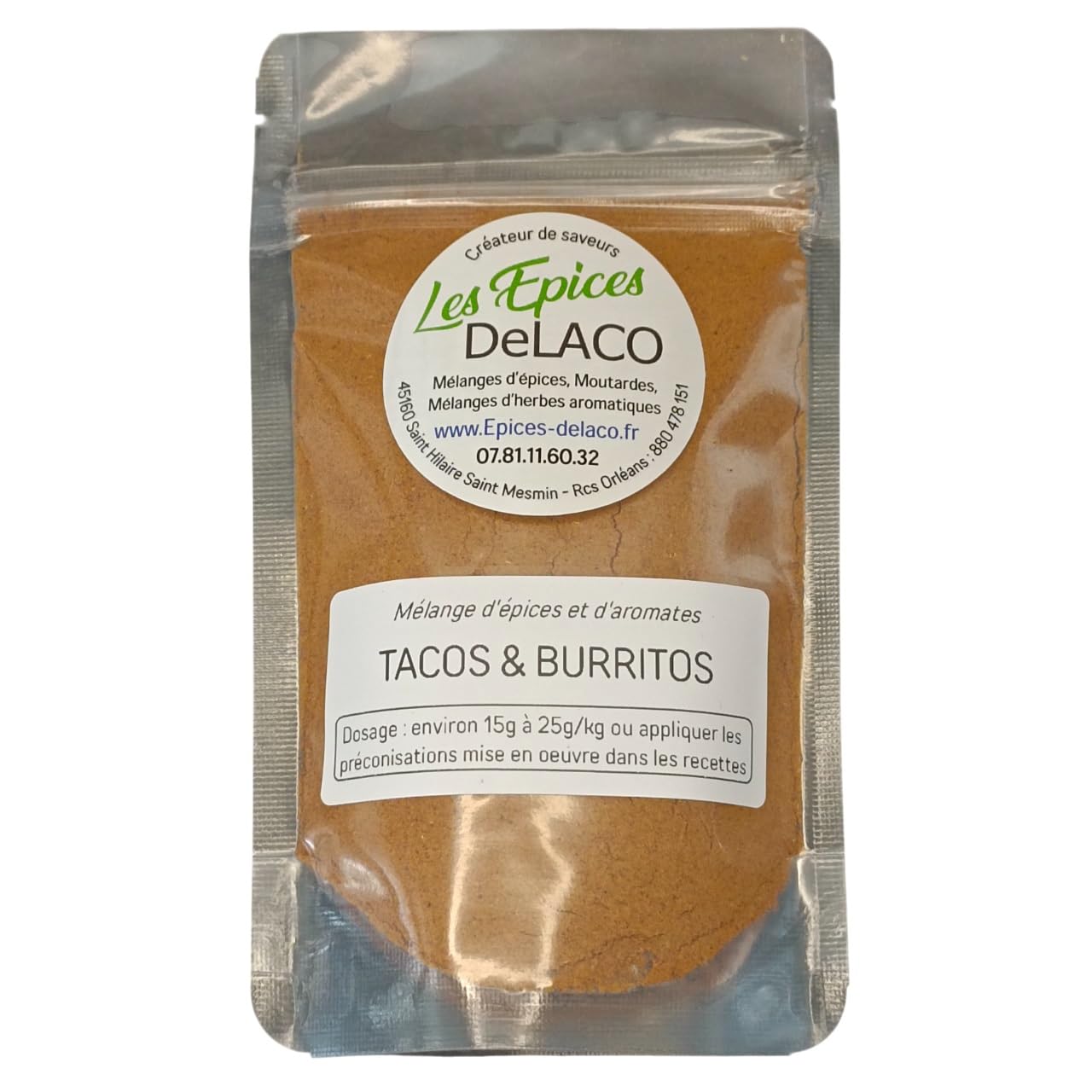 Mélange TACOS et BURRITOS 880g PRO |Les Epices DeLACO