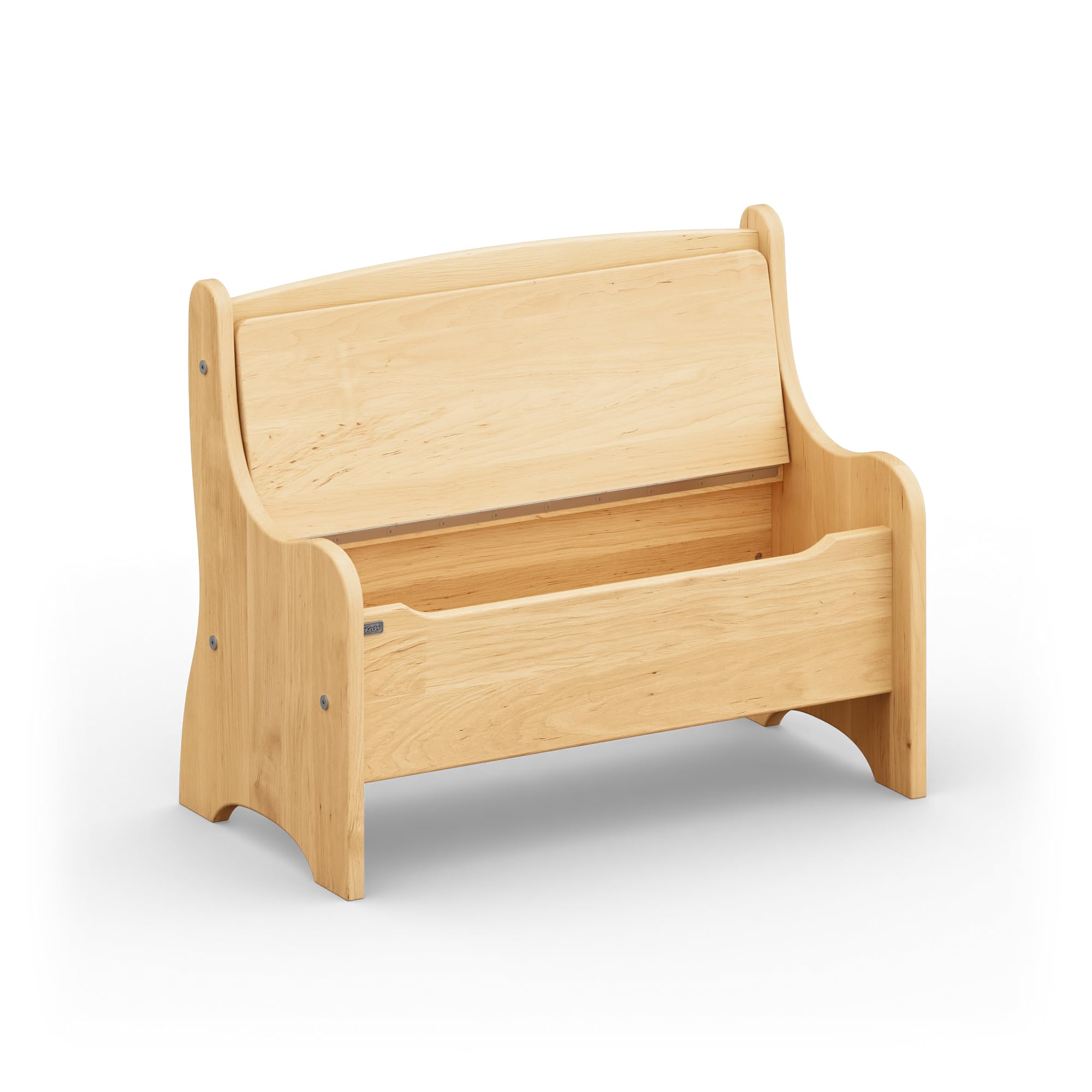Original Kindersitzbank Levin von BioKinder® | Truhenbank mit Geheimfach aus Bio-Erlenholz | L 70 cm x B 36cm x H 55 cm
