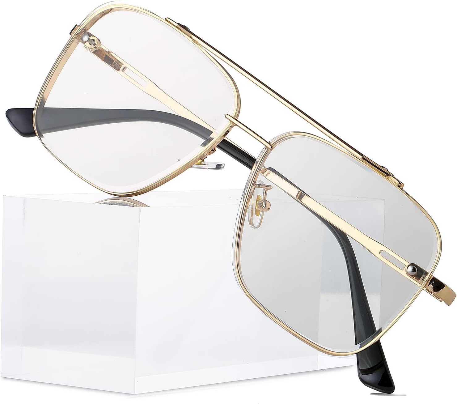 Oversized Square Aviator Sunglasses for Men Women Kuwait Ubuy