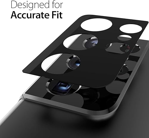 Miniatura 5 de DOME GLASS EZ - Protector de lente de cámara para Samsung Galaxy S21 Ultra de Whitestone instalación con un toque, protector de lente de cámara