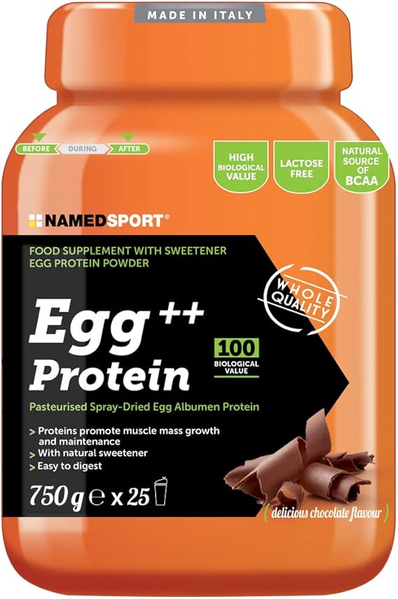NAMED SPORT EGG PROTEIN 750 GR Cioccolato Amazon.it Salute e cura