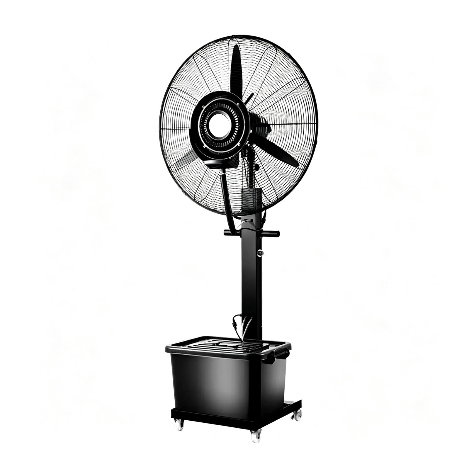 Ventilador Nebulizador de Agua 45L, Ventilador Industrial de 3 Velocidades