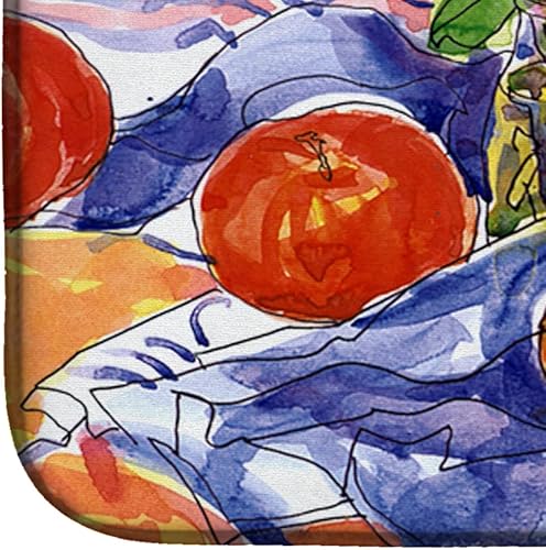 Miniatura 4 de Caroline's Treasures 6047DDM Apples - Tapete de secado de platos, 14 x 21 pulgadas, multicolor