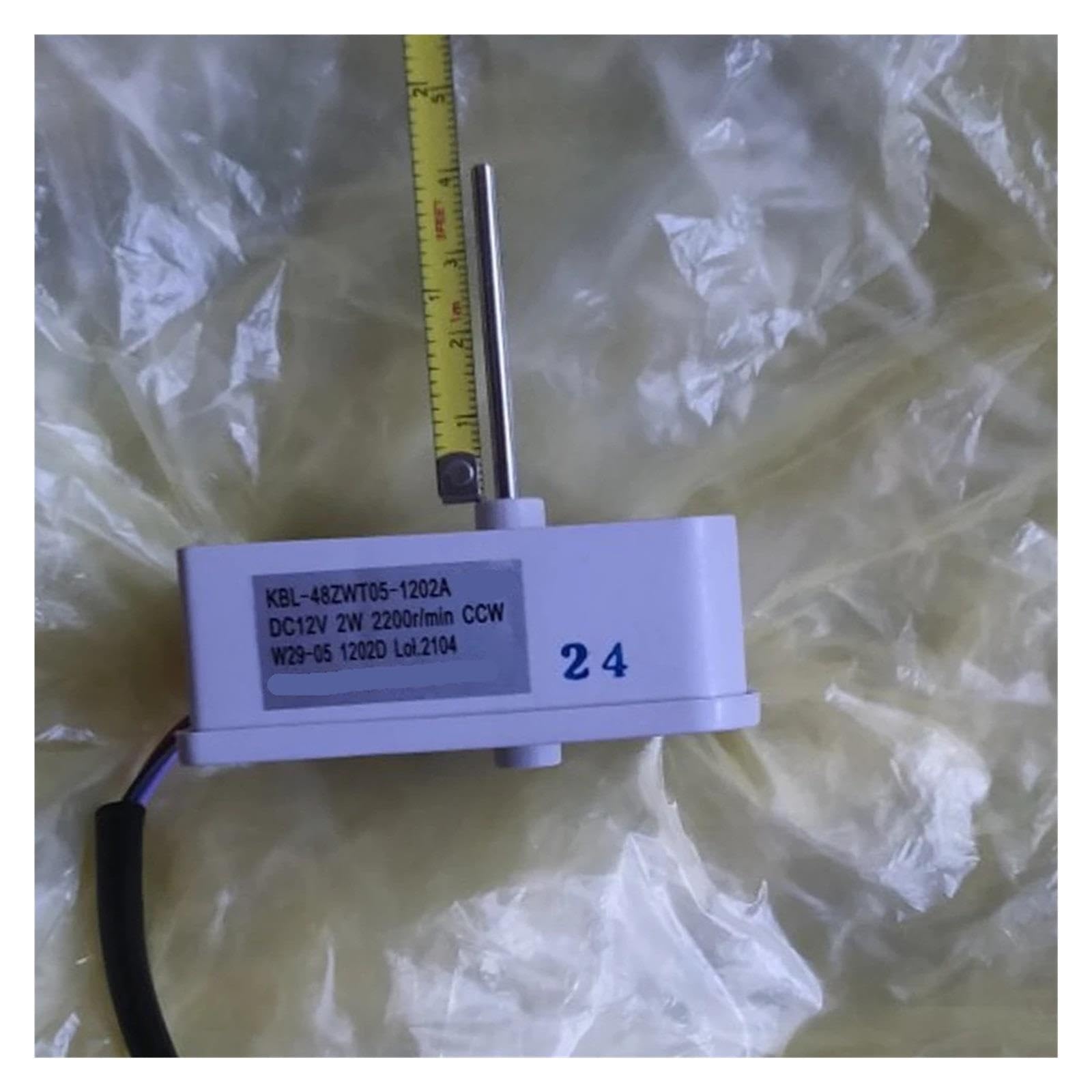 Motor De Ventilador De Refrigerador, Compatible Con Omar, Ventilador De Refrigeración KBL-48ZWT05-1202A 12V 2W W29-05 1202D Funcionamiento Del Congelador De Refrigeración