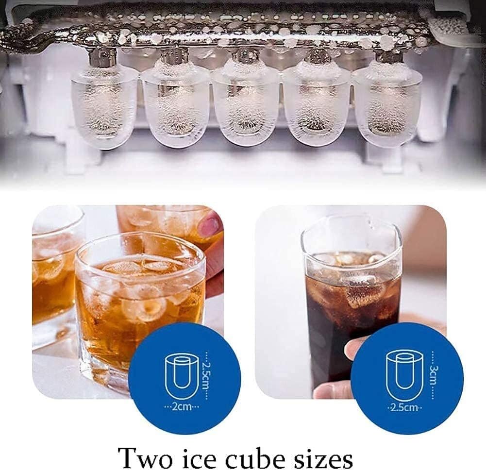 Household Mini Ice Maker, Automatic Ice Maker, Countertop Ice Maker, Kitchen Household Transparent Ice Cubes on Fridge.com - View 6